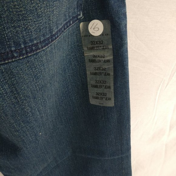 RaRe Levis Women Rambler Flared Bootcut Jeans w32 +MEASUREMENT Cargo snap Pocket - Picture 8 of 9